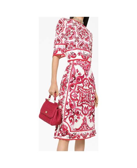 abito dolce e gabbana maiolica